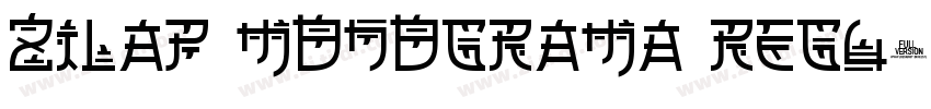 Zilap Monograma Regu字体转换
